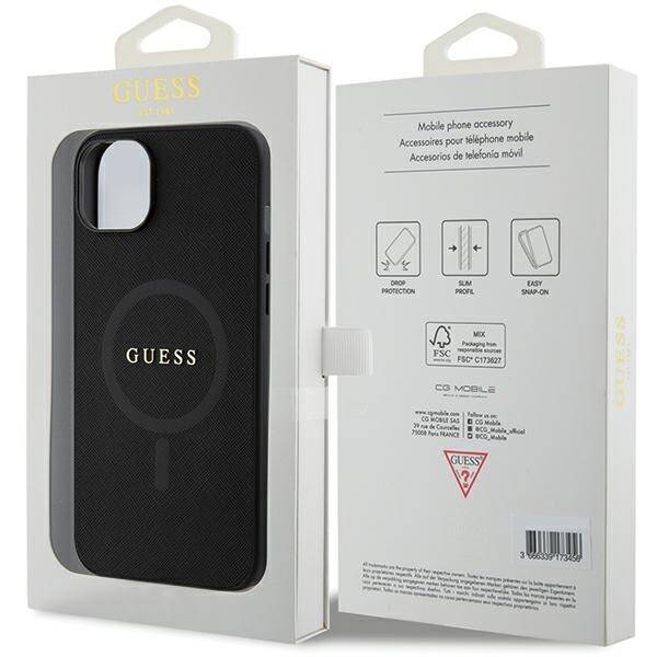 Guess ETUI SAFFIANO MAGSAFE do iPhone 15 / 14 / 13