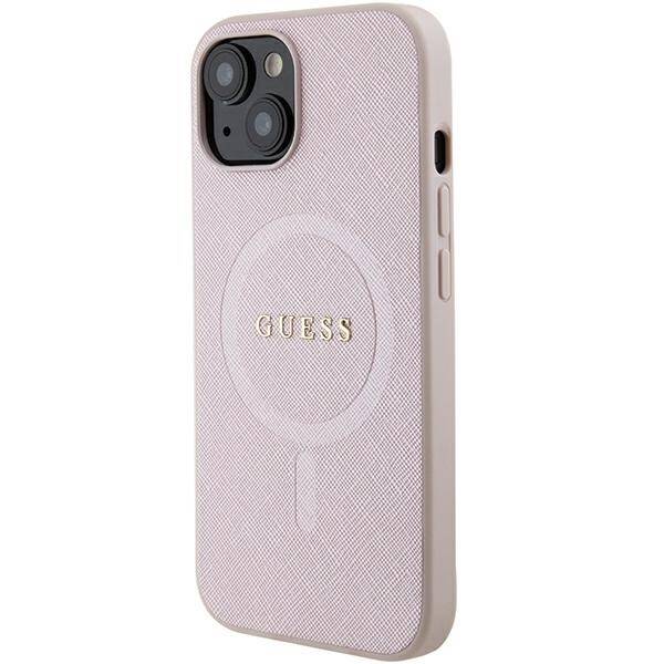 Guess ETUI SAFFIANO MAGSAFE do iPhone 15 Plus / 14 Plus