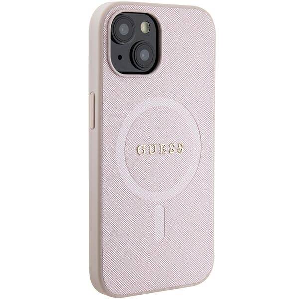 Guess ETUI SAFFIANO MAGSAFE do iPhone 15 Plus / 14 Plus