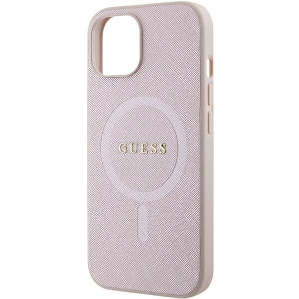 Guess ETUI SAFFIANO MAGSAFE do iPhone 15 Plus / 14 Plus