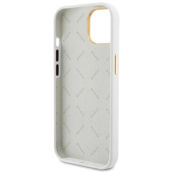 Guess ETUI SILICONE LOGO STRASS 4G do iPhone 15 / 14 / 13