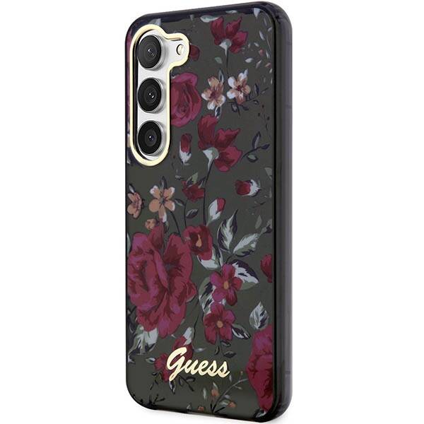 Guess Flower | Etui do Galaxy S23 Plus - KHAKI