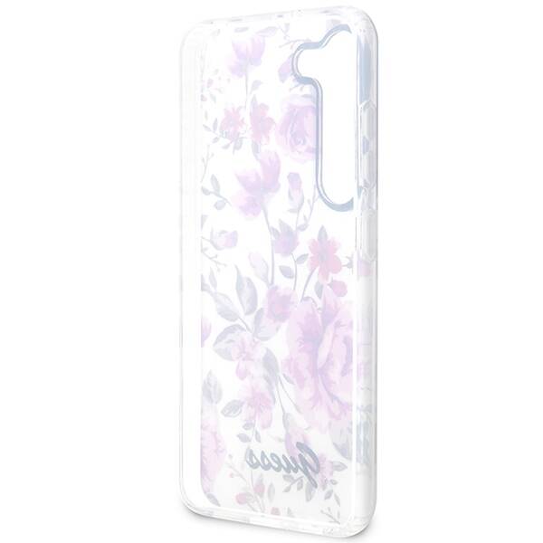 Guess Flower | Etui do Galaxy S23 Plus - WHITE