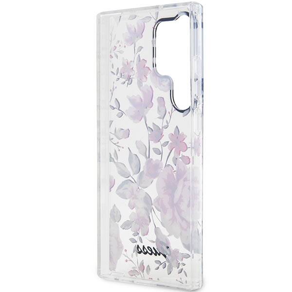 Guess Flower | Etui do Galaxy S23 Ultra - WHITE