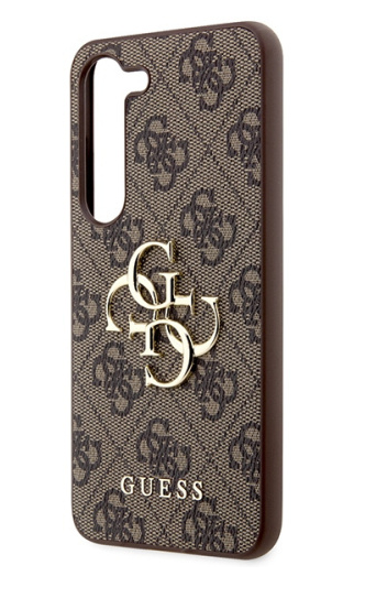 Guess HardCase 4G Big Metal Logo | Etui do Galaxy S23 FE S711 - BROWN