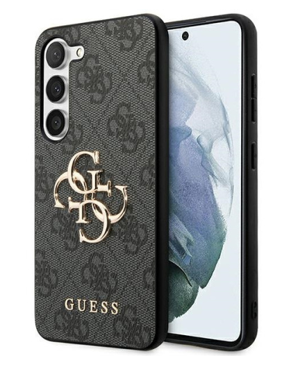 Guess HardCase 4G Big Metal Logo | Etui do Galaxy S23 FE S711 - GREY