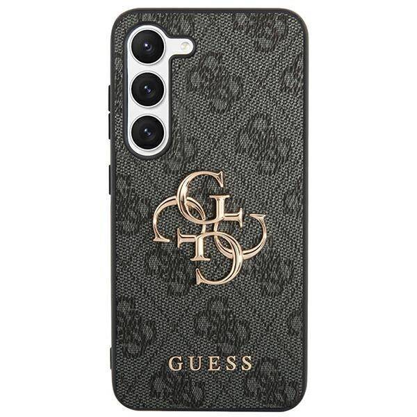 Guess HardCase 4G Big Metal Logo | Etui do Galaxy S24 - BLACK