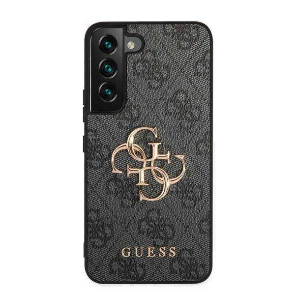 Guess HardCase 4G Big Metal Logo | Etui do Galaxy S24 - BLACK