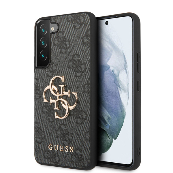 Guess HardCase 4G Big Metal Logo | Etui do Galaxy S24 - BLACK