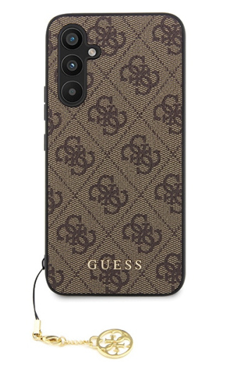 Guess HardCase 4G Charms Collection | Etui do Galaxy S23 FE S711 - BROWN