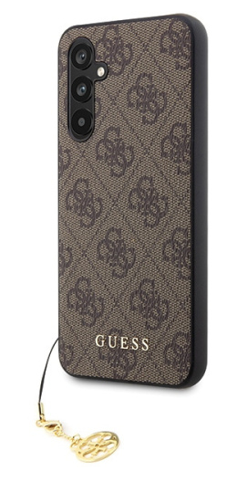 Guess HardCase 4G Charms Collection | Etui do Galaxy S23 FE S711 - BROWN