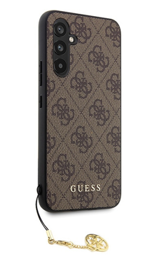 Guess HardCase 4G Charms Collection | Etui do Galaxy S23 FE S711 - BROWN