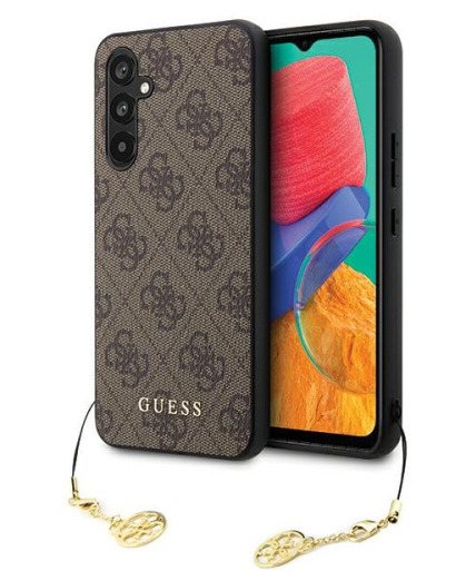 Guess HardCase 4G Charms Collection | Etui do Galaxy S23 FE S711 - BROWN