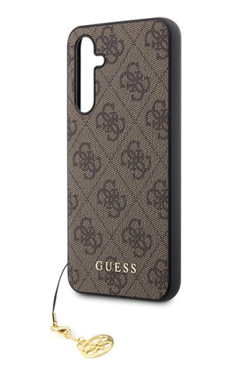 Guess HardCase 4G Charms Collection | Etui do Galaxy S23 FE S711 - BROWN