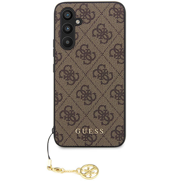 Guess HardCase 4G Charms Collection | Etui do Galaxy S24 - BROWN