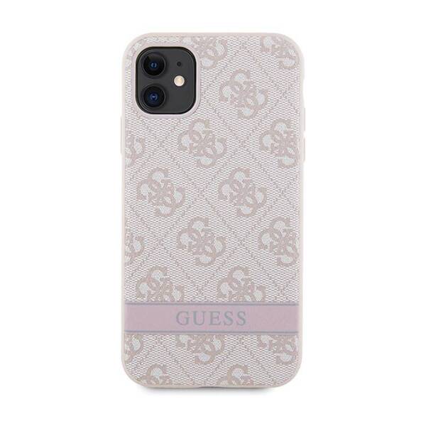 Guess HardCase 4G Stripe | Etui do iPhone 11/XR - PINK