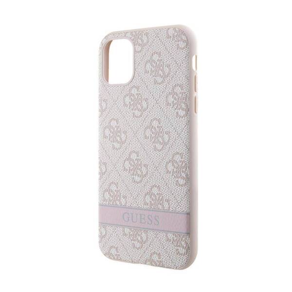 Guess HardCase 4G Stripe | Etui do iPhone 11/XR - PINK