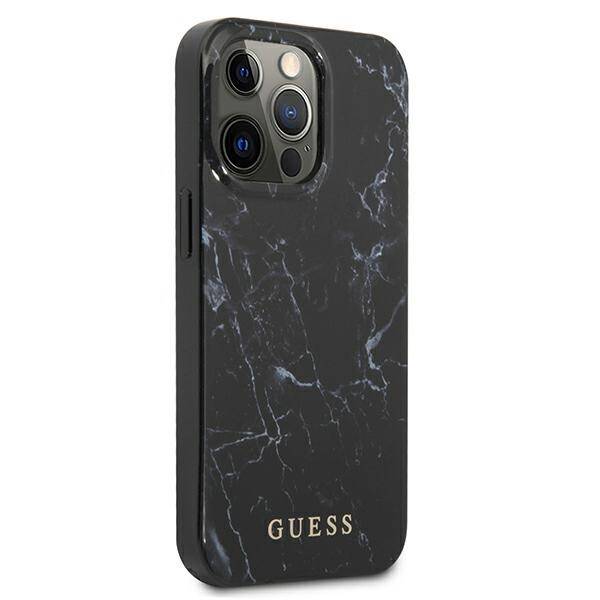 Guess Marble | Etui do iPhone 13 Pro - BLACK