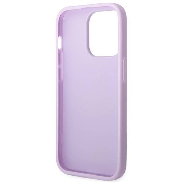 Guess Saffiano Strap | Etui do iPhone 14 Pro - PURPLE