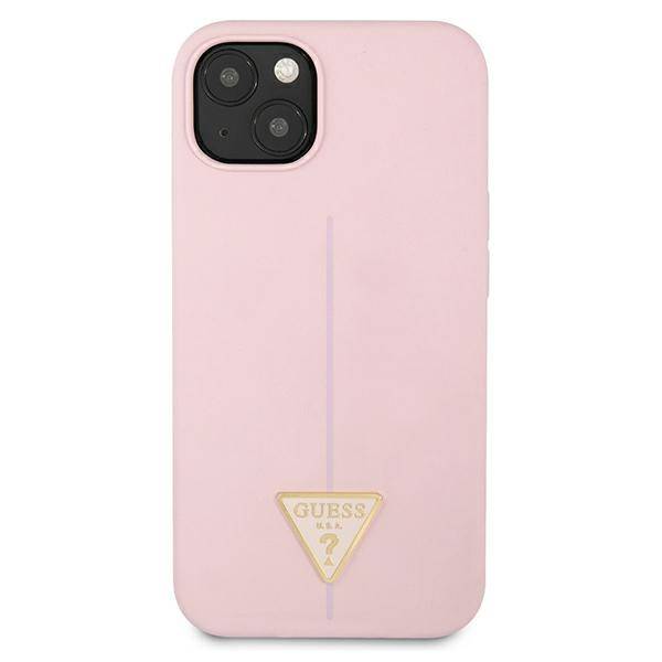 Guess Silicone Triangle | Etui do iPhone 13 Mini - PURPLE