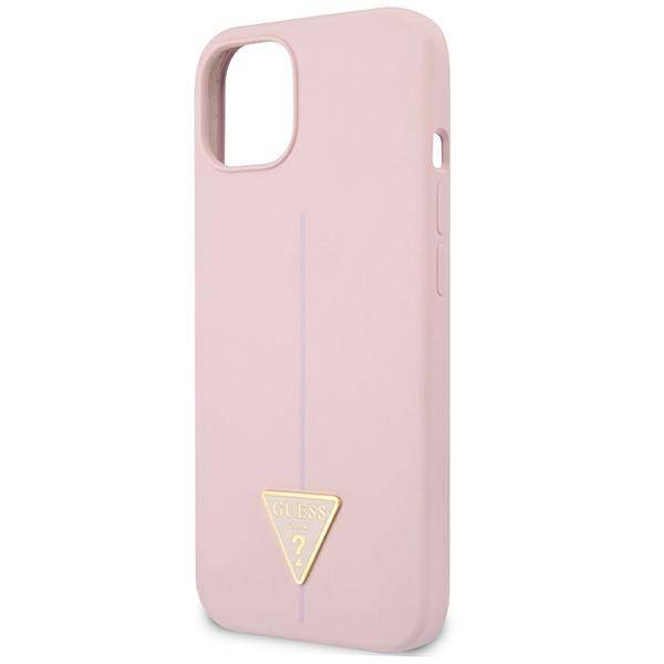 Guess Silicone Triangle | Etui do iPhone 13 Mini - PURPLE