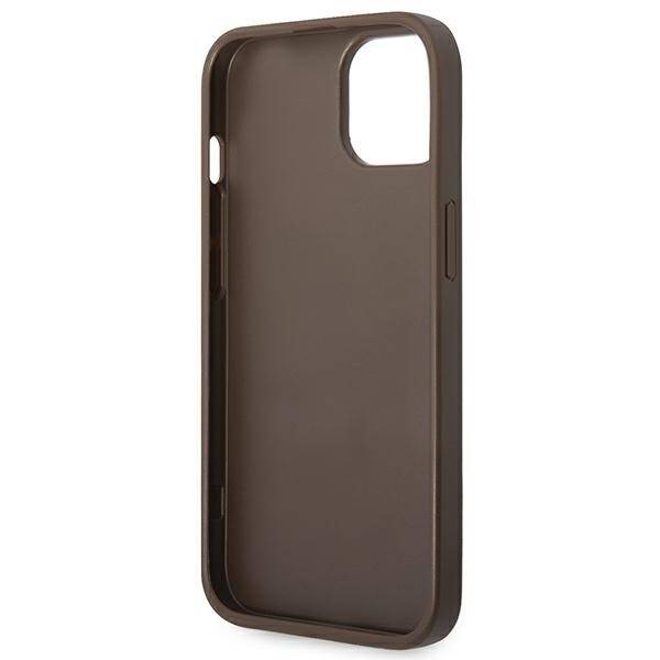 Guess Stripe | Etui do iPhone 14 - BROWN