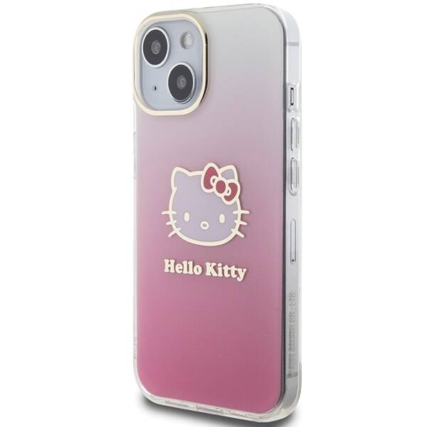 Hello Kitty ETUI IML GRADIENT ELECTROP KITTY HEAD do iPhone 15 / 14 / 13