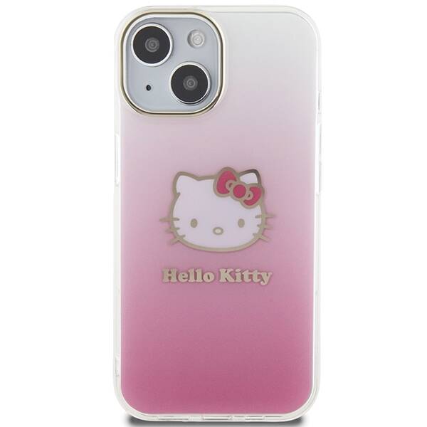 Hello Kitty ETUI IML GRADIENT ELECTROP KITTY HEAD do iPhone 15 / 14 / 13