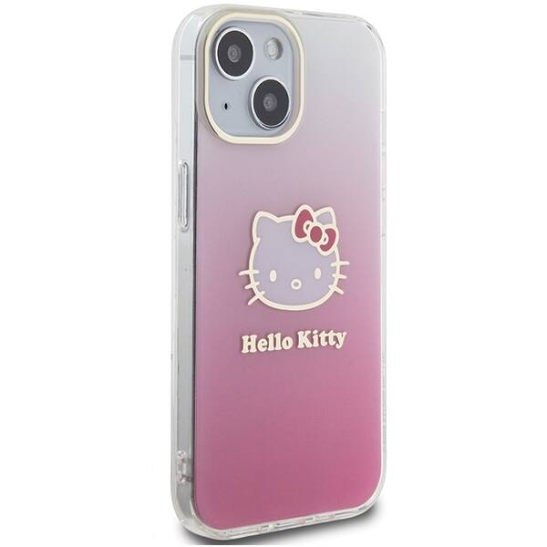 Hello Kitty ETUI IML GRADIENT ELECTROP KITTY HEAD do iPhone 15 / 14 / 13