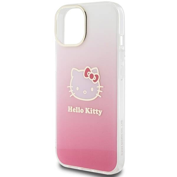 Hello Kitty ETUI IML GRADIENT ELECTROP KITTY HEAD do iPhone 15 / 14 / 13