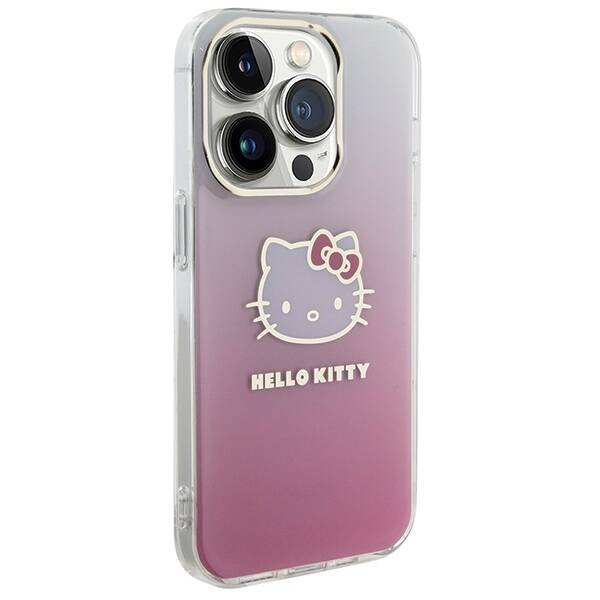 Hello Kitty ETUI IML GRADIENT ELECTROP KITTY HEAD do iPhone 15 Pro Max