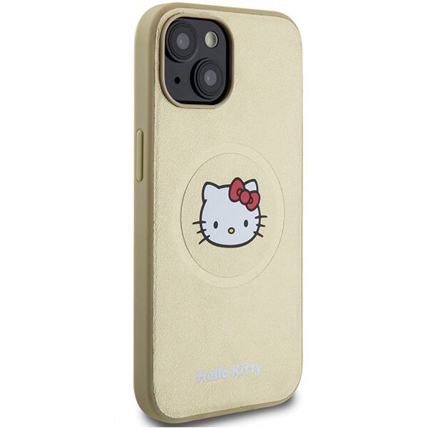 Hello Kitty ETUI LEATHER KITTY HEAD MAGSAFE do iPhone 15 / 14 / 13