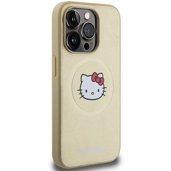 Hello Kitty ETUI LEATHER KITTY HEAD MAGSAFE do iPhone 15 Pro Max