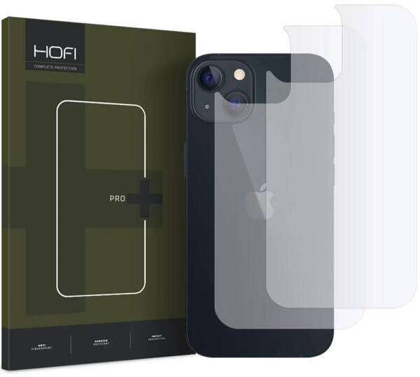 Hofi Hydroflex Pro+ | 2x Folia Ochronna na Tył do iPhone 13 - CLEAR