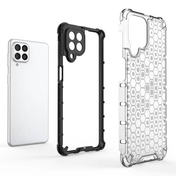 Honeycomb | Etui do Galaxy M53 5G - CLEAR