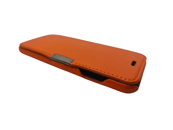 ICARER BOOK etui do iPhone 6/6S - GLATT ORANGE