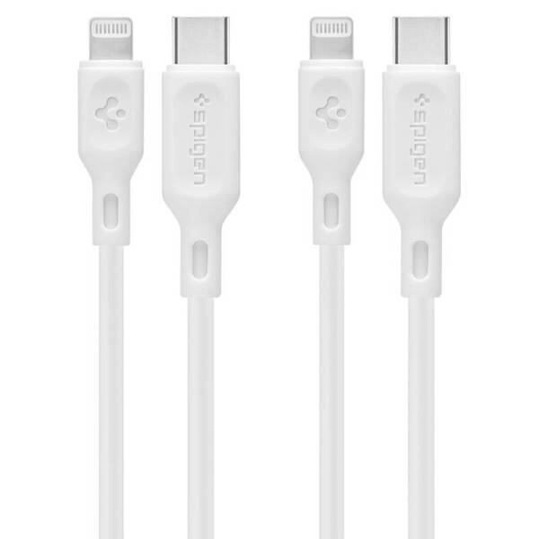 KABEL USB-C - LIGHTING SPIGEN DURASYNC MFI CABLE 2 SZT 100 CM BIAŁY