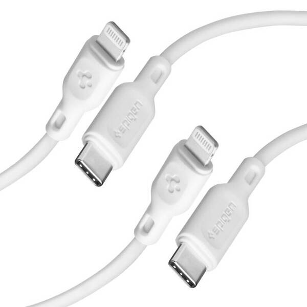 KABEL USB-C - LIGHTING SPIGEN DURASYNC MFI CABLE 2 SZT 100 CM BIAŁY