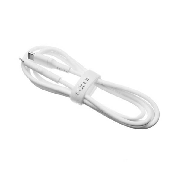 KABEL USB-C/LIGHTNING FIXED LIQUID SILICONE PD 0,5 M MFI BIAŁY