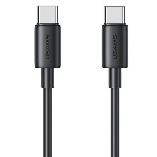 KABEL USB-C NA USB-C 60W DO ŁADOWANIA PRZESYŁU DANYCH USAMS 1M CZARNY