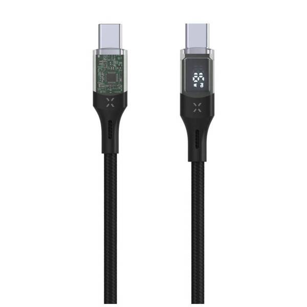 KABEL USB-C/USB-C FIXED PD 2M USB 2.0 100W CZARNY