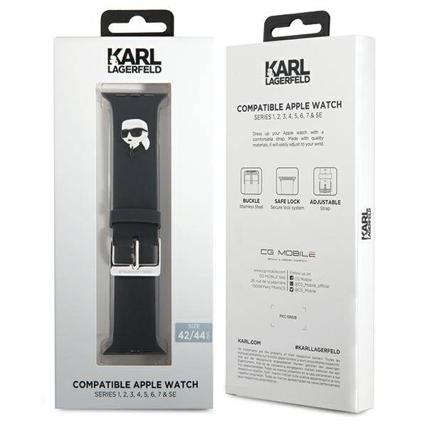 KARL LAGERFELD PASEK DO APPLE WATCH 42/44/45/49MM 