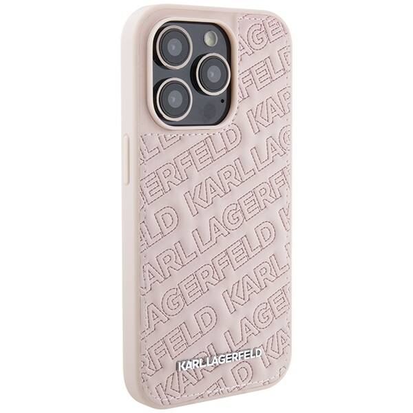 KARL LAGERFERD ETUI QUILTED K PATTERN do iPhone 15 Pro Max