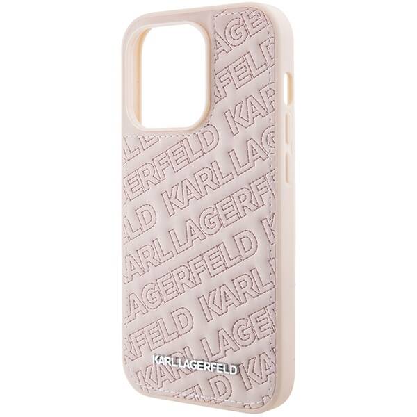 KARL LAGERFERD ETUI QUILTED K PATTERN do iPhone 15 Pro Max