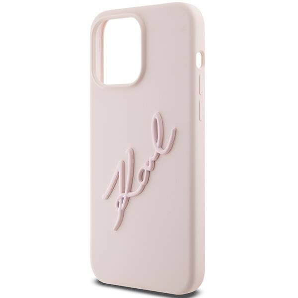 KARL LAGERFERD ETUI SILICONE KARL SCRIPT do iPhone 15 Pro Max 