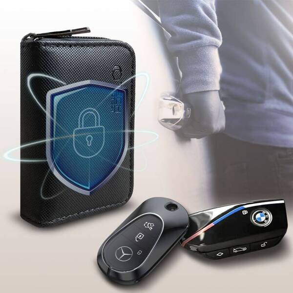 KLATKA FARADAYA TECH-PROTECT KLR300 POUCH KEYLESS RFID CASE CZARNA