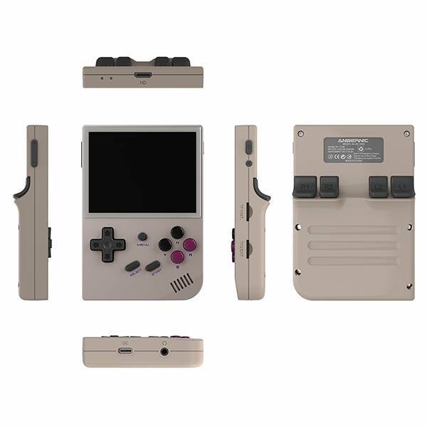 KONSOLA DO GIER ANBERNIC RG35XX SZARA DUAL-SYSTEM RETRO MINI GAMEPAD