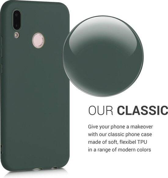 KWMobile TPU Silicone | Etui do Huawei P20 Lite - GREEN