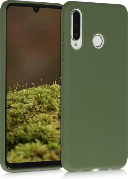 KWMobile TPU Silicone | Etui do Huawei P30 Lite - DARK GREEN