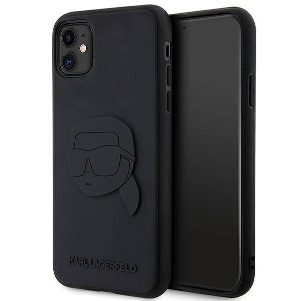 Karl Lagerfeld 3D Karl's | Etui do iPhone 11 - BLACK